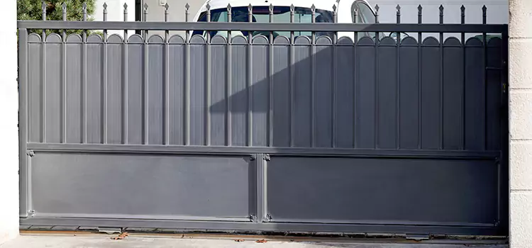 Metal Driveway Gate Installation Portage